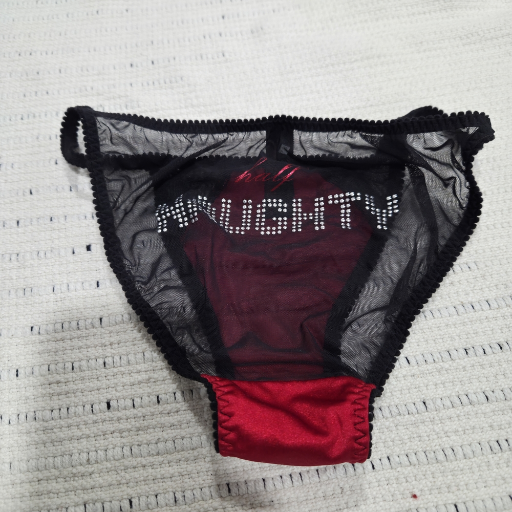 Victoria's Secret Black and Red Panties
